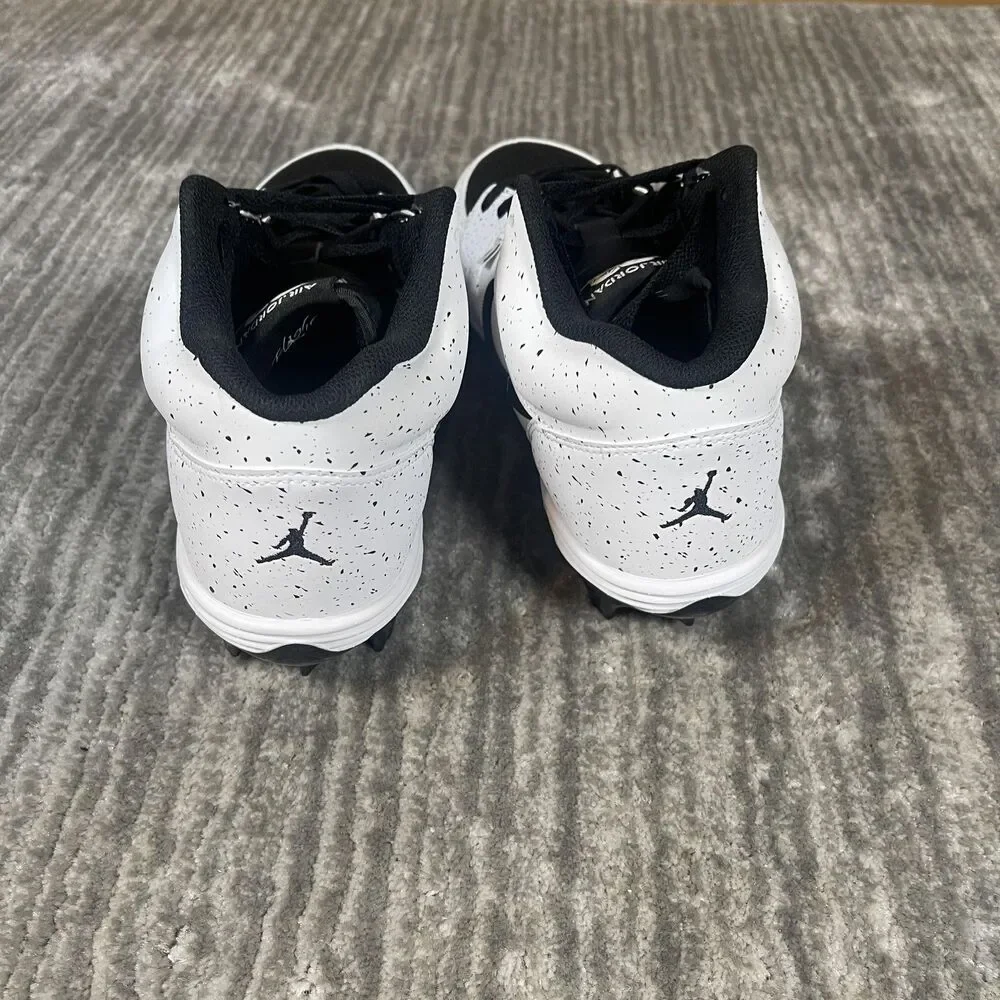 Jordan Stadium 90 Low TD Mens 9 White Black Football Cleats Nike HQ0210-100